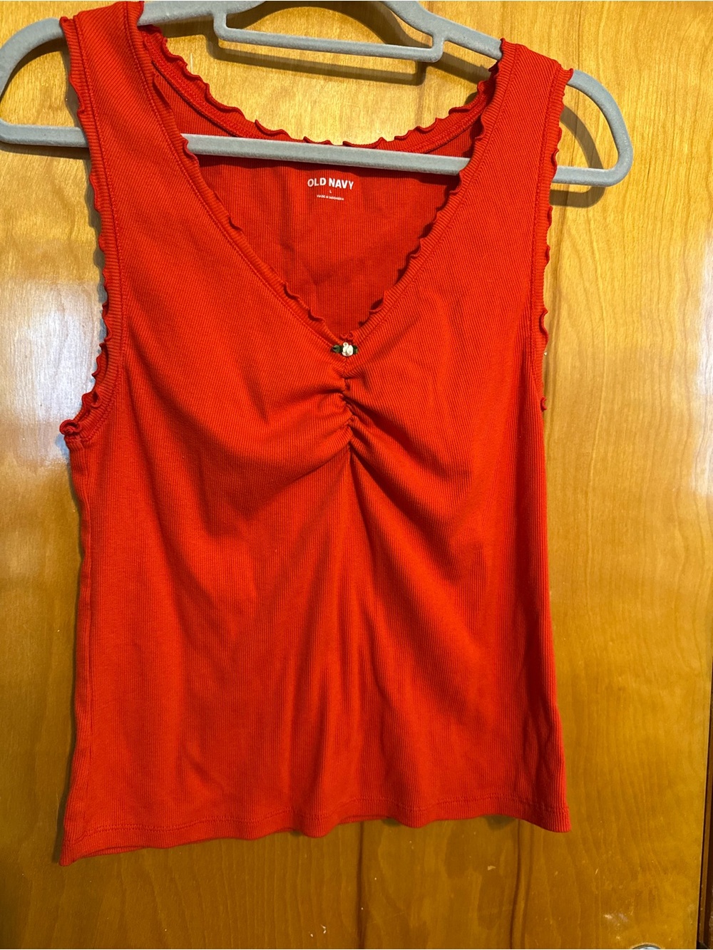 Ruffle tank